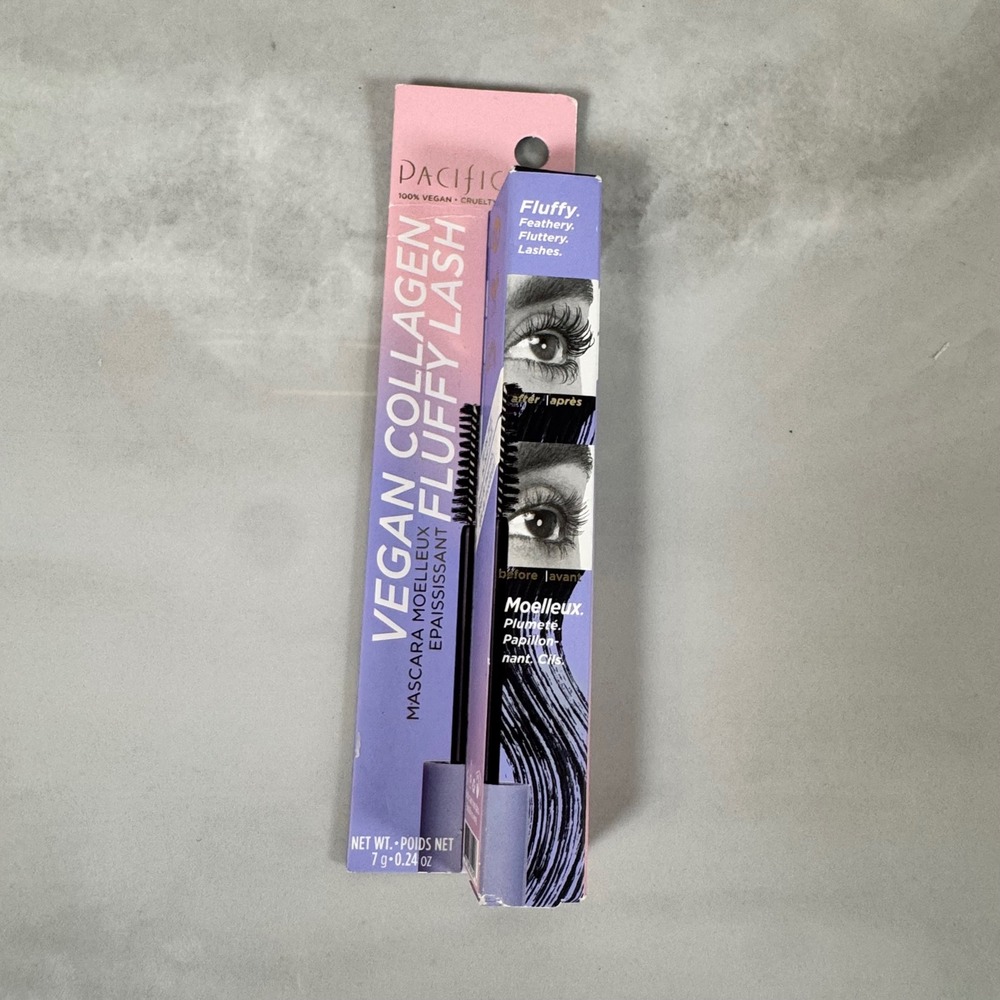 Pacifica Vegan Collagen Fluffy Lash‎ Mascara Feathery Fluttery Lashes 7g/.24 oz